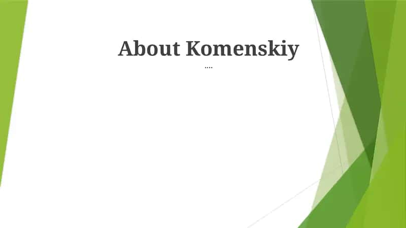 Komenskiy