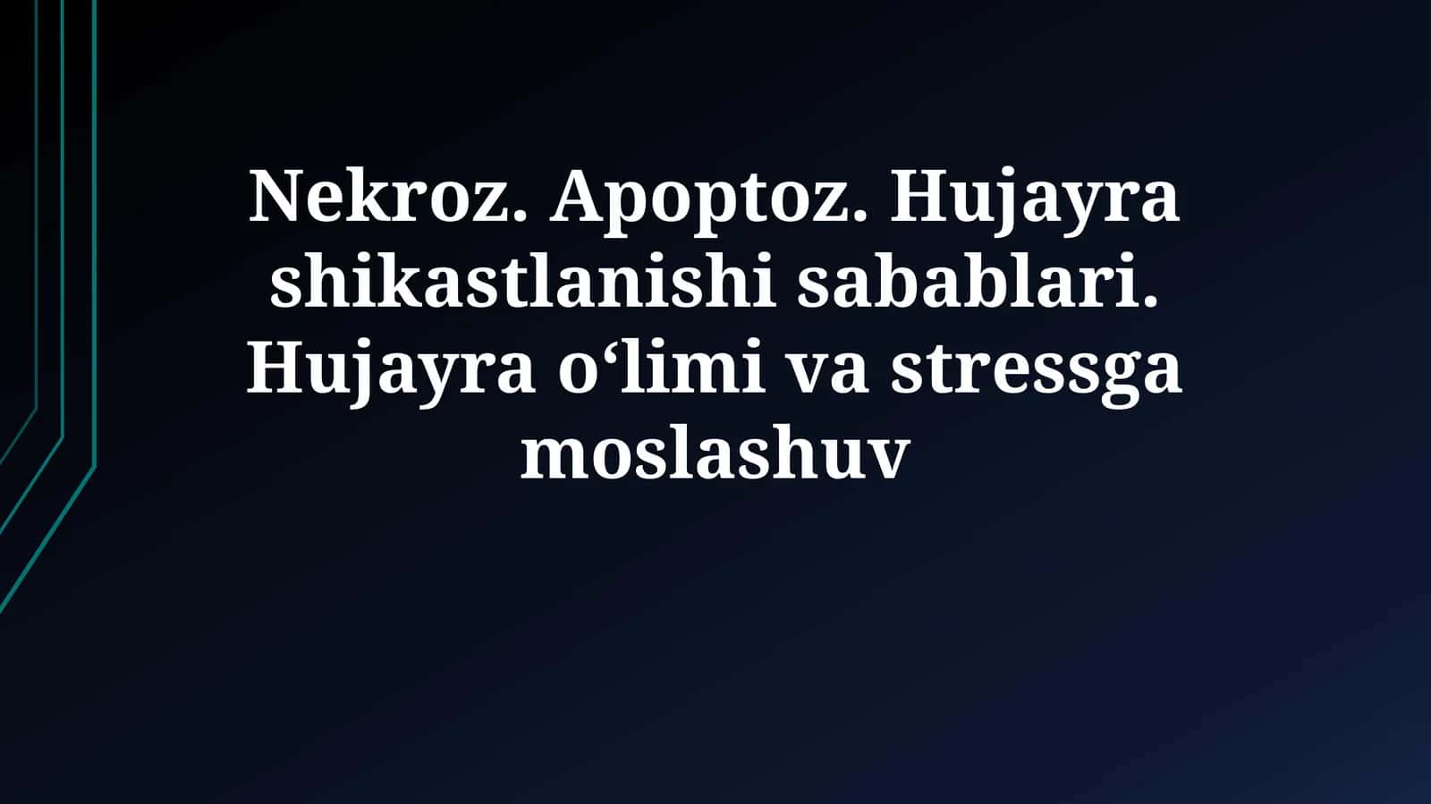 Nekroz: Ta'rifi, Turlari va Mexanizmlari