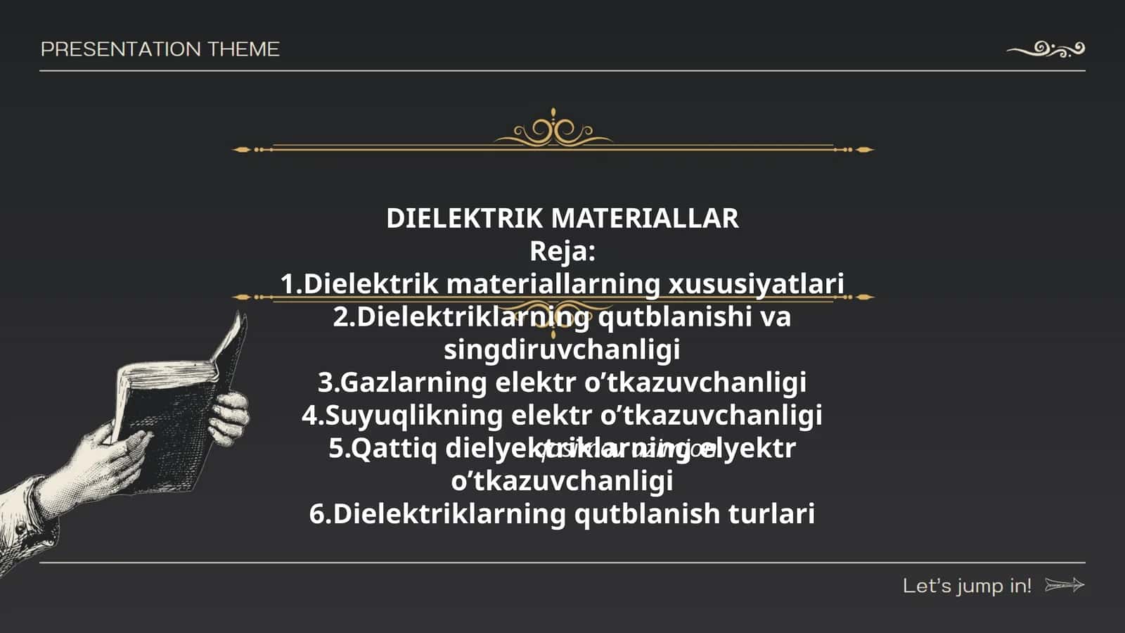 DIELEKTRIK MATERIALLAR