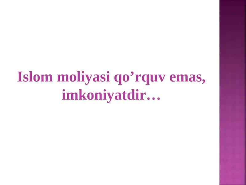 Islom moliyasi
