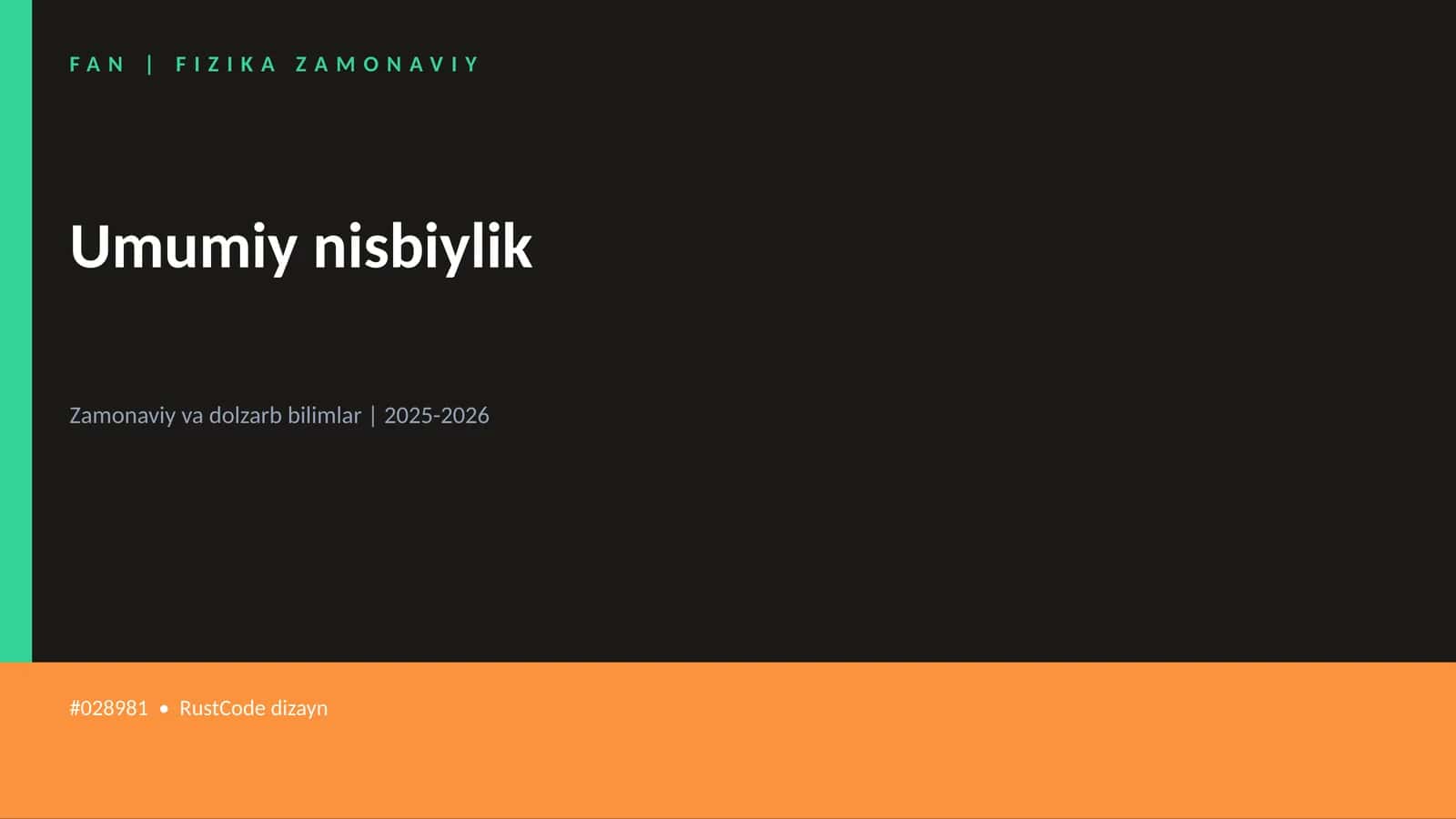 Umumiy nisbiylik