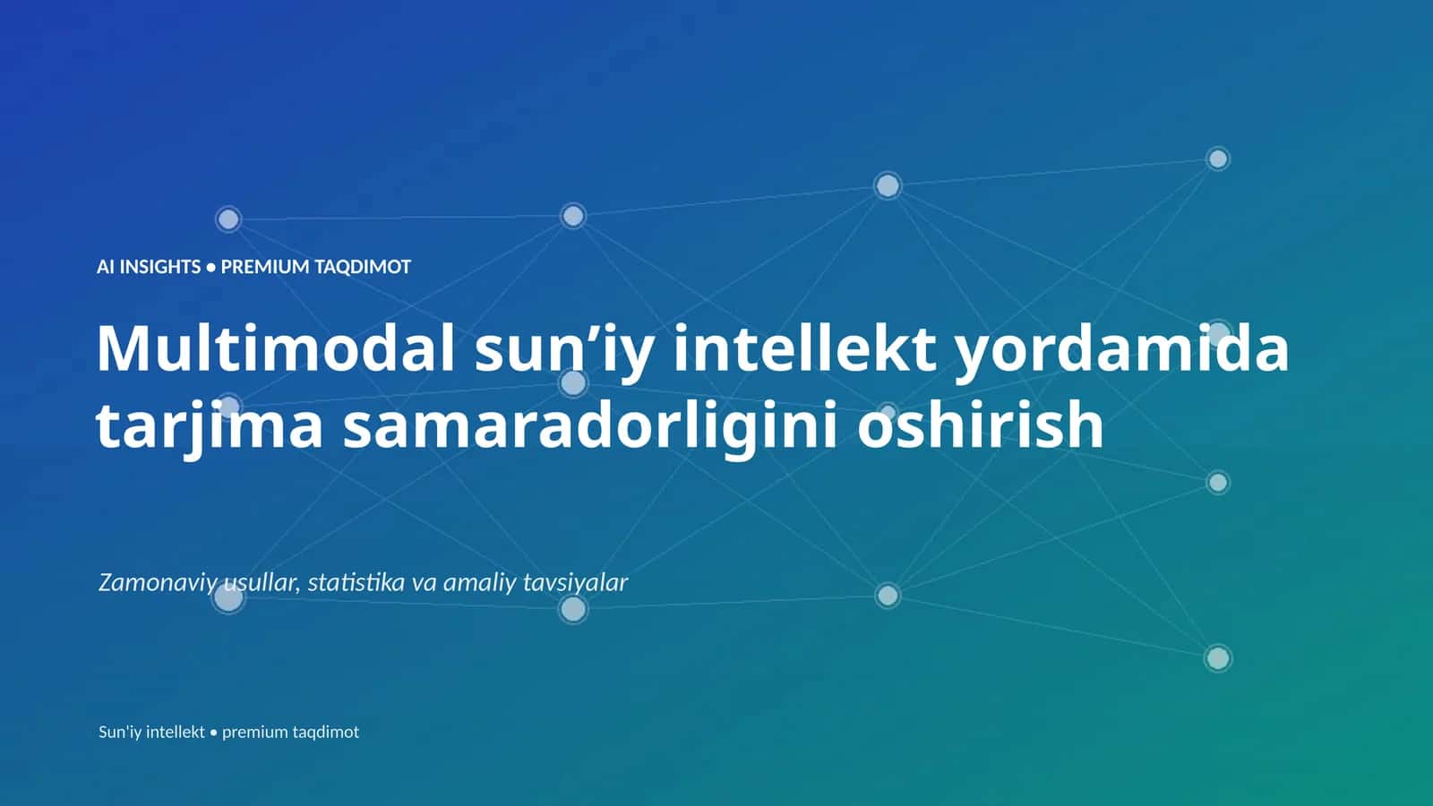 PREMIUM TAQDIMOT