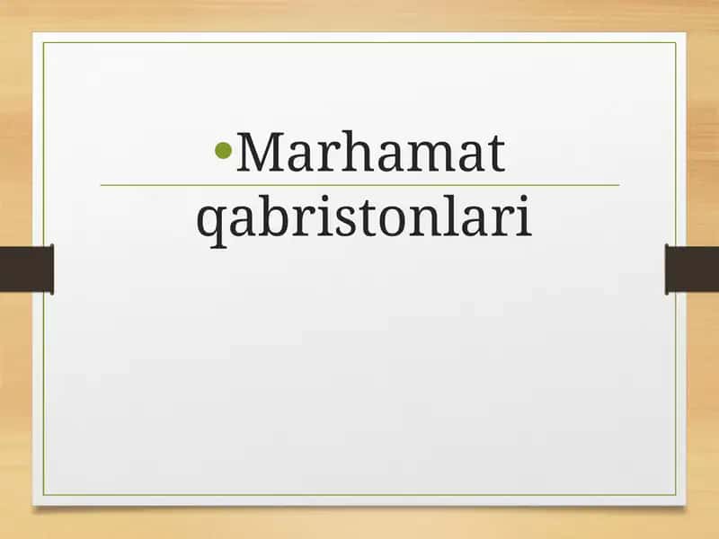 Marhamatqabristonlari