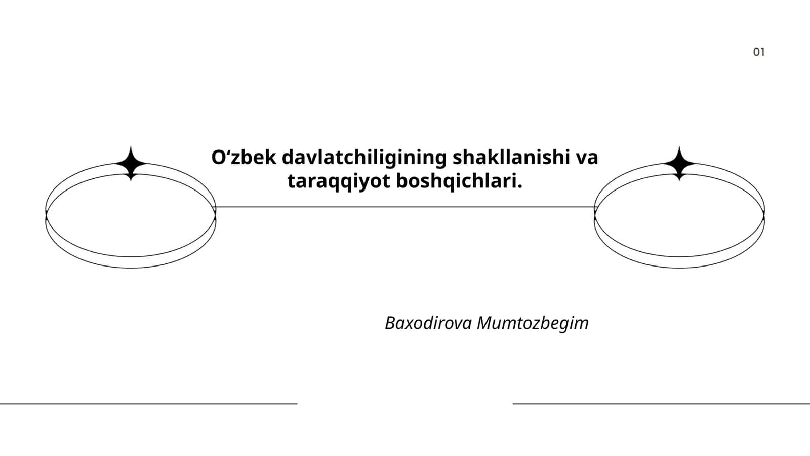 O‘zbek davlatchiligining shakllanishi va taraqqiyot boshqichlari