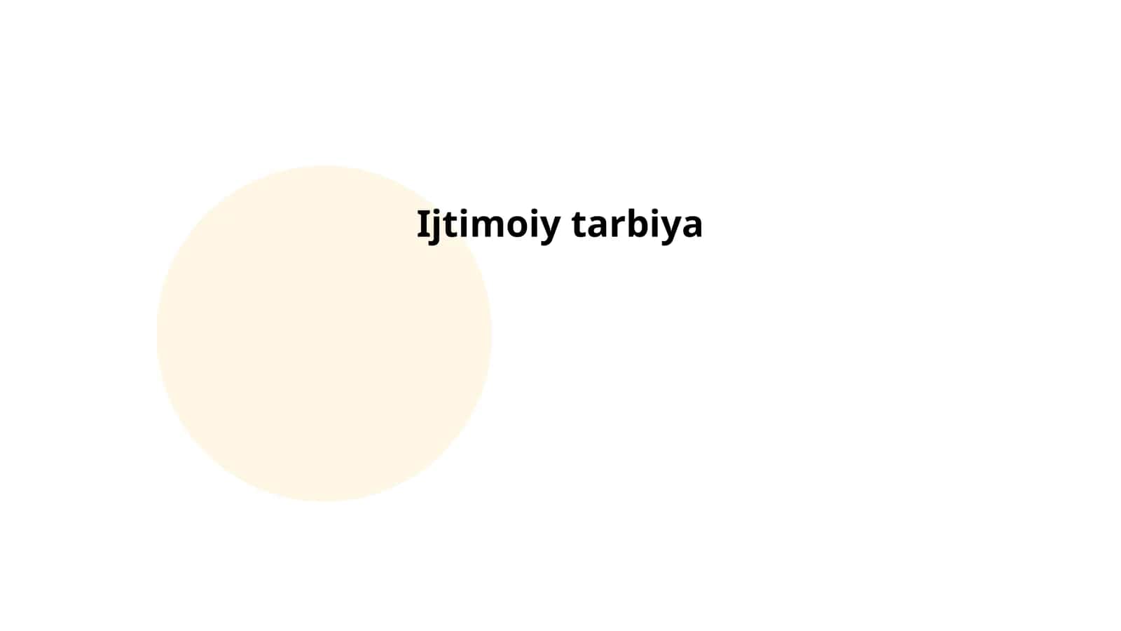 Ijtimoiy tarbiya
