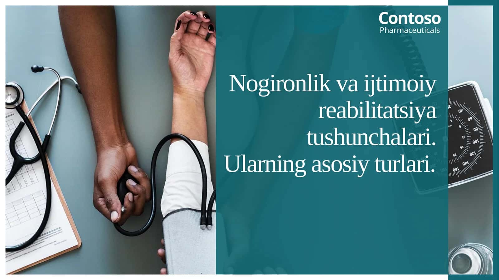 Nogironlik va ijtimoiy reabilitatsiya tushunchalari. Ularning asosiy turlari.