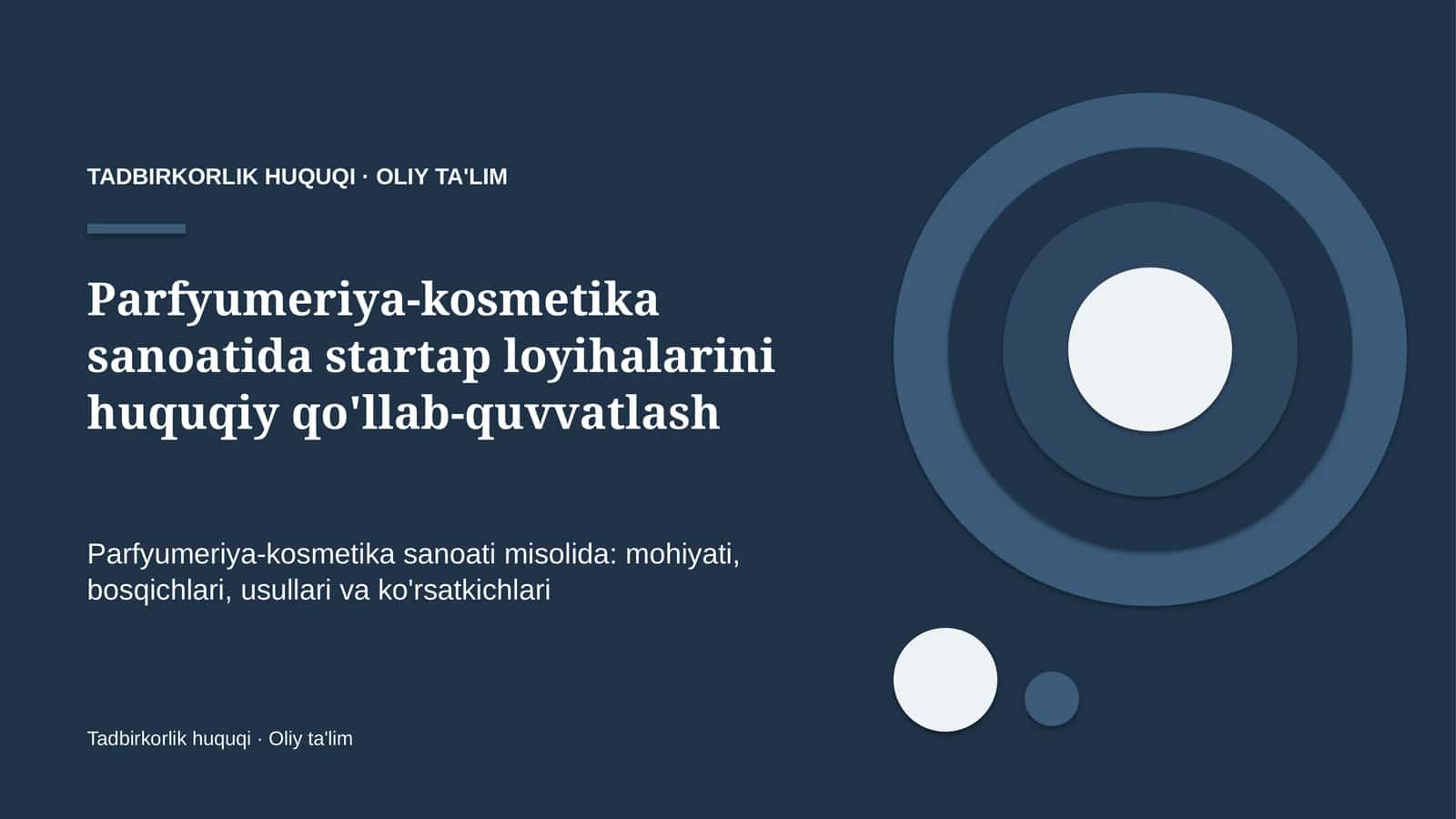parfyumeriya kosmetika sanoatida startap loyihalarini huquqiy qo'llab quvvatlash 2207