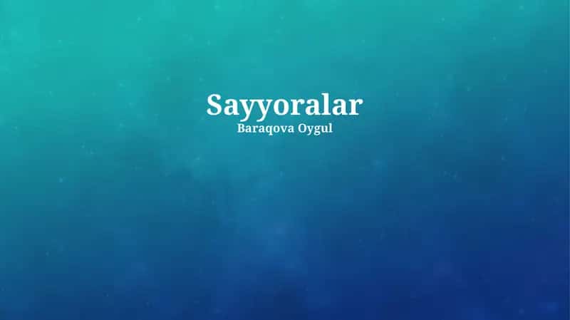Sayyoralar
