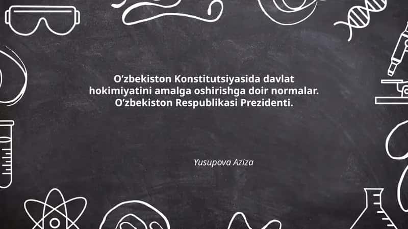 Prezidentning saylanishi va saylov talablari