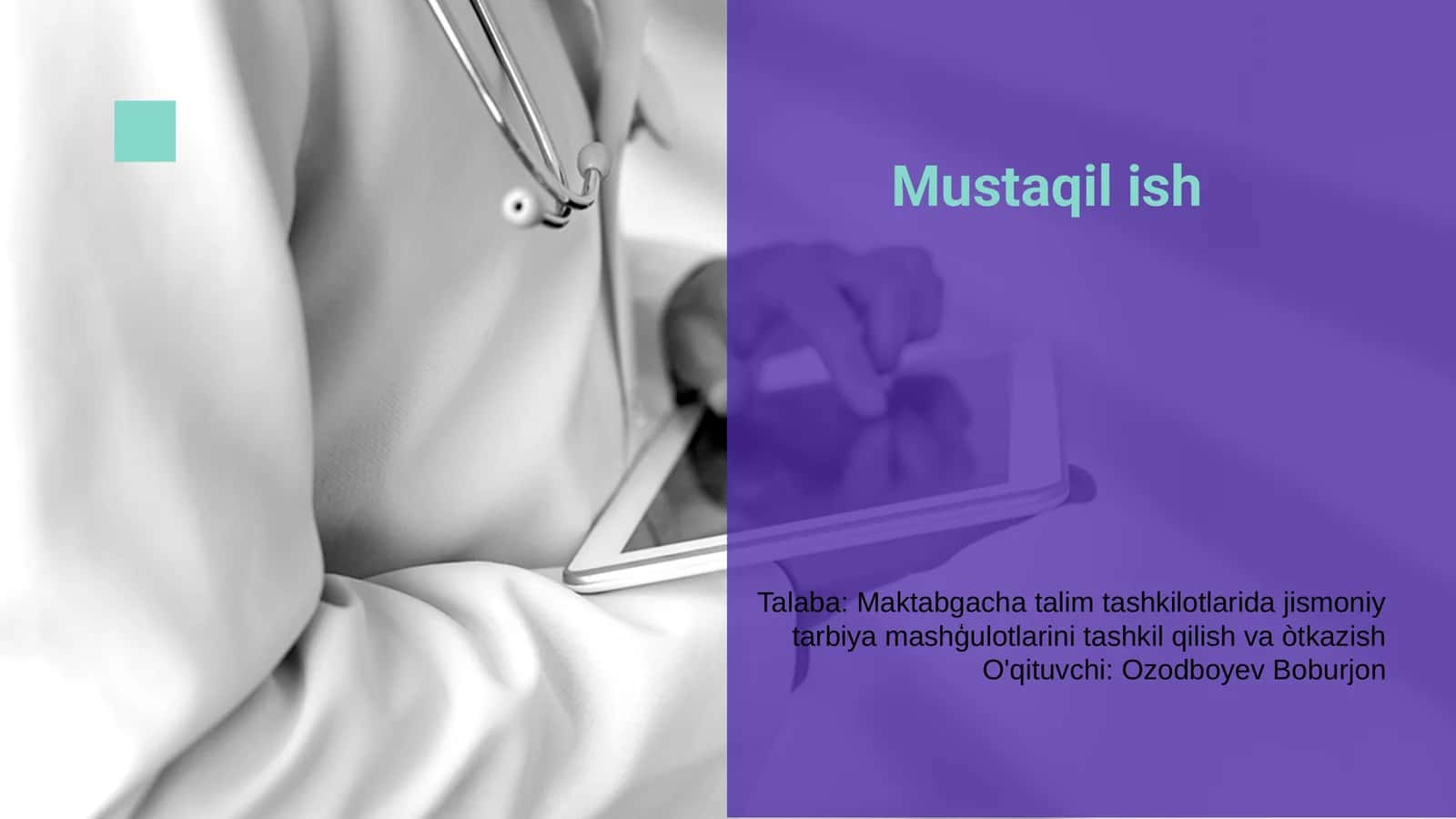 Mustaqil ish