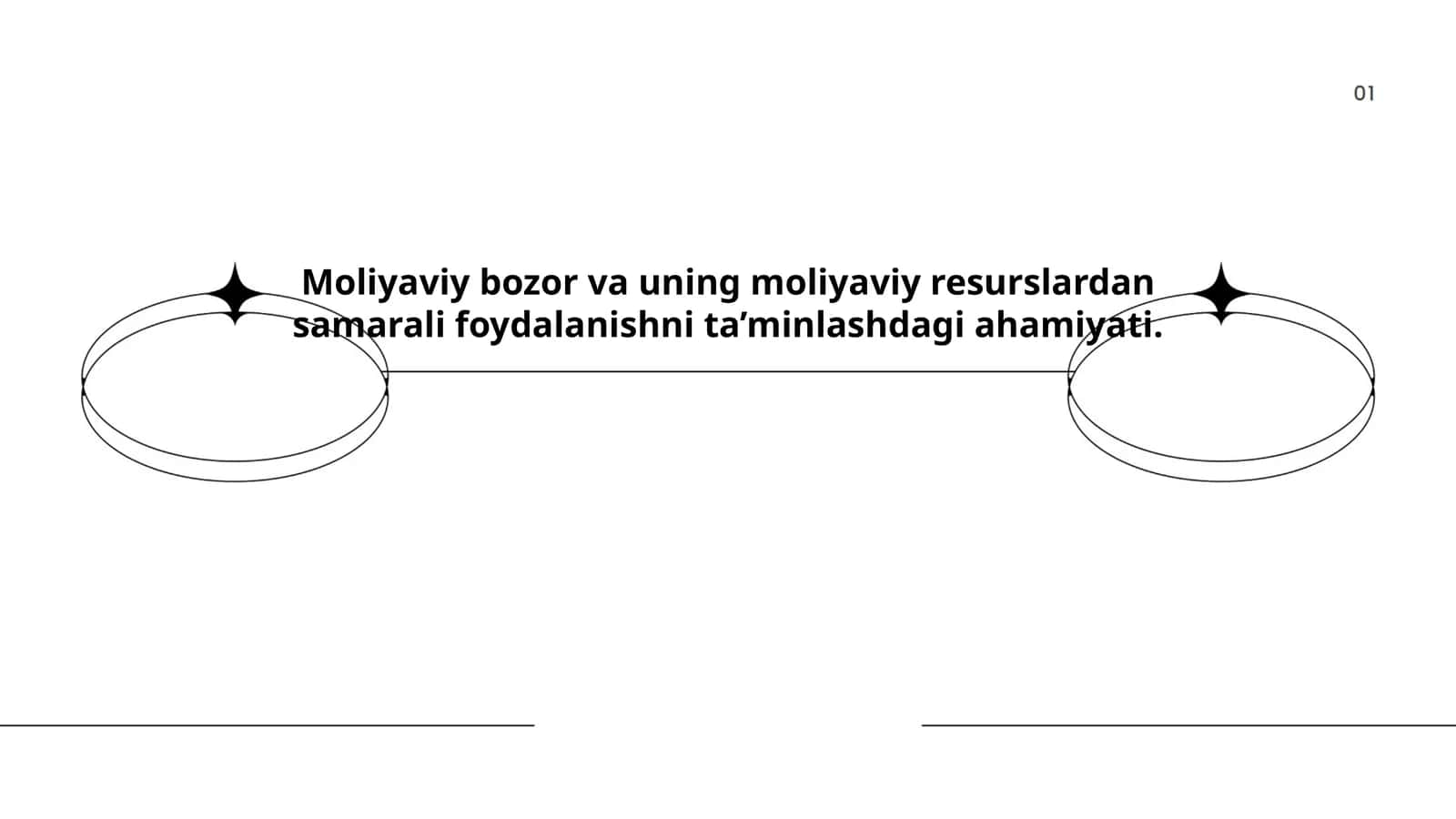Moliyaviy bozor tushunchasi va uning mohiyati