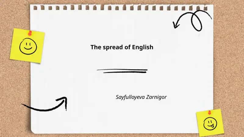 The spread of English