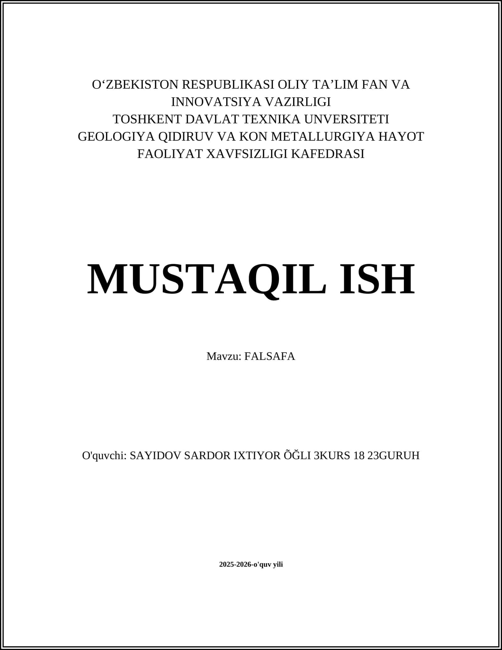 FALSAFA