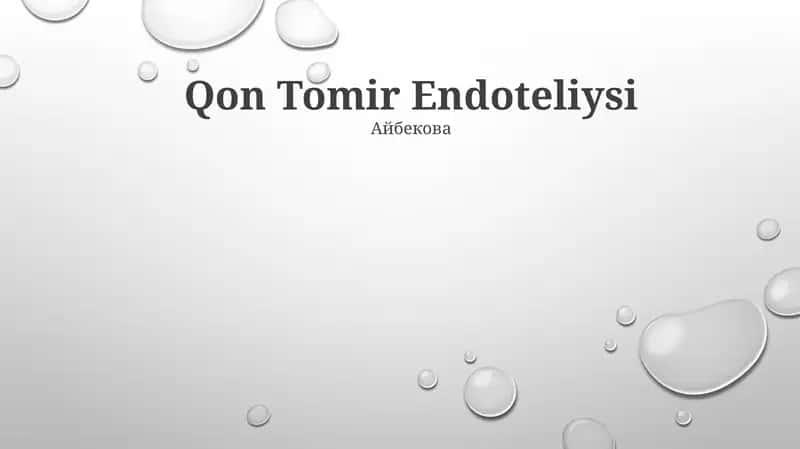 QonTomir Endoteliysi