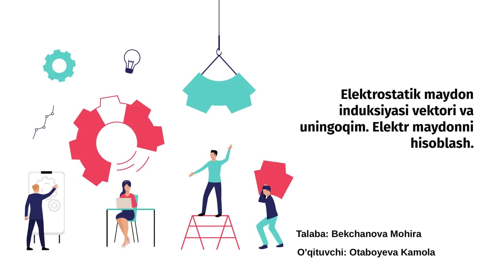 Elektrostatik maydon induksiyasi vektori va uningoqim