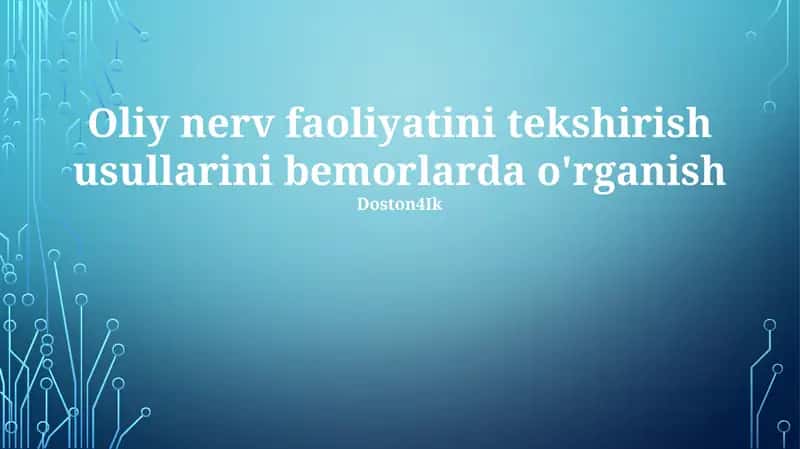 Neyro tasvirlash texnologiyalari