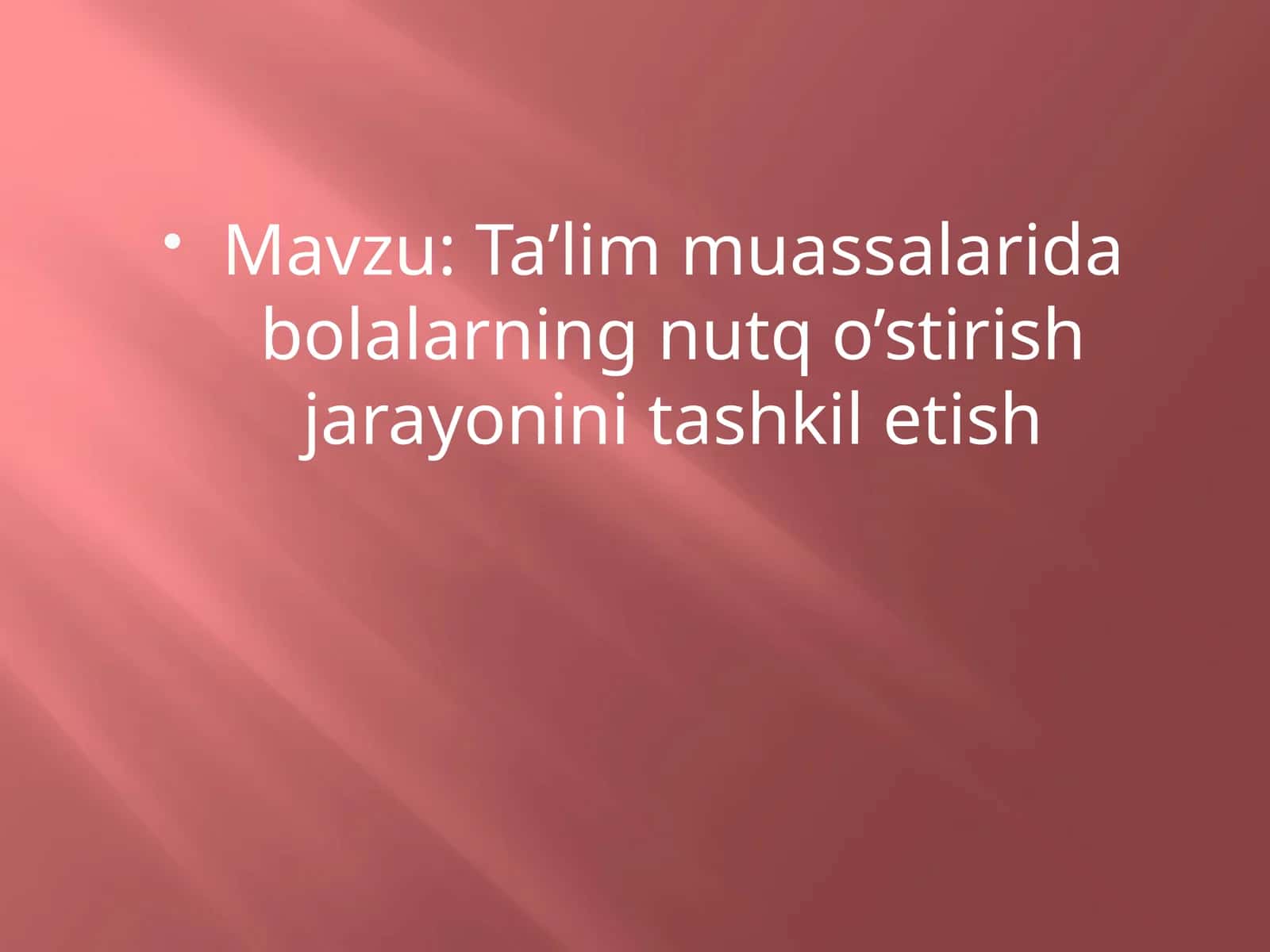 Ta’lim muassalari
