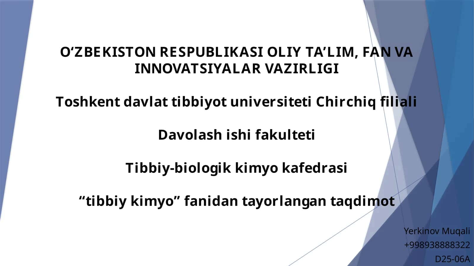 Eritmalar. Eritmalarning kolligativ hossalari.