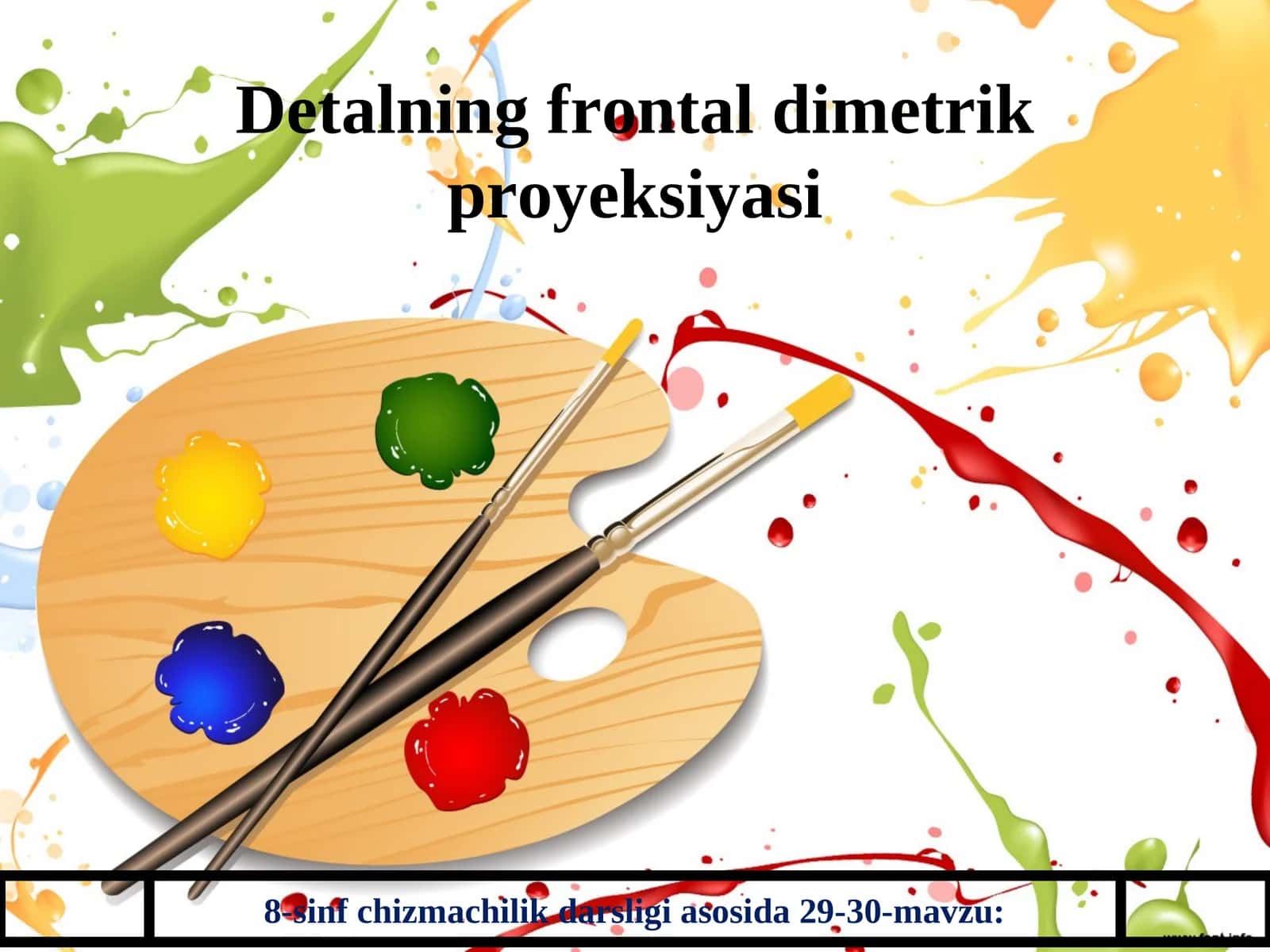8-sinf chizmachilik darsligi