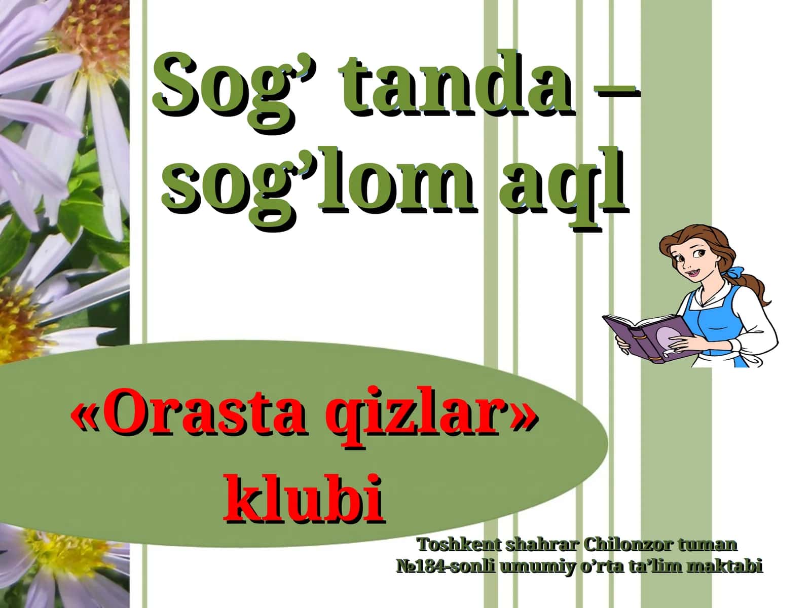 Orasta qizlar klubini yaratish