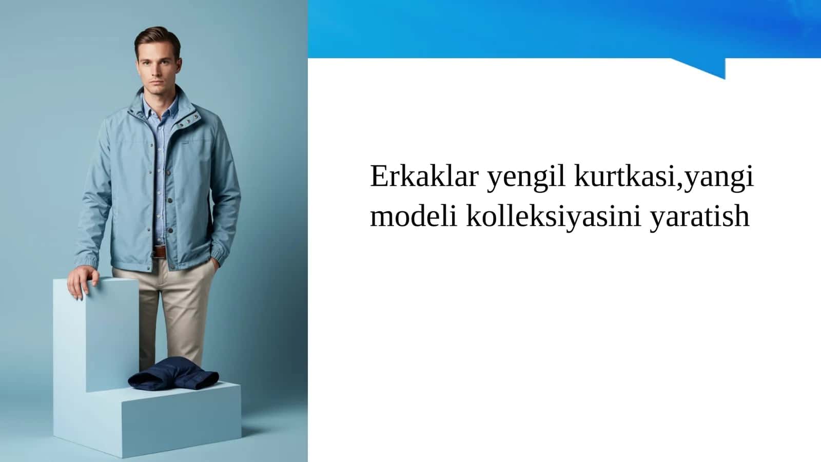 Erkaklar yengil kurtkasi