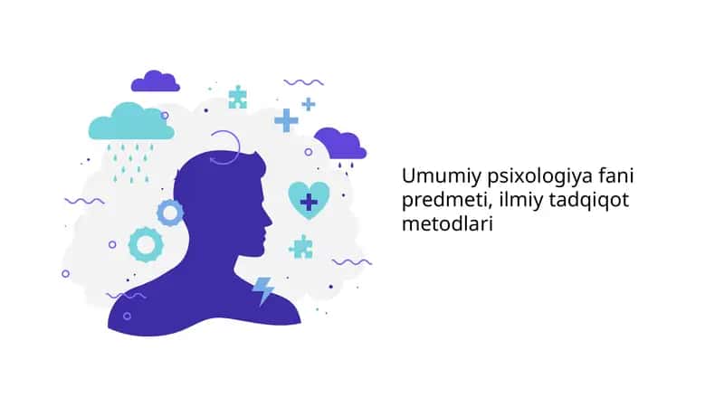 Umumiy psixologiya fani predmeti, ilmiy tadqiqot metodlari