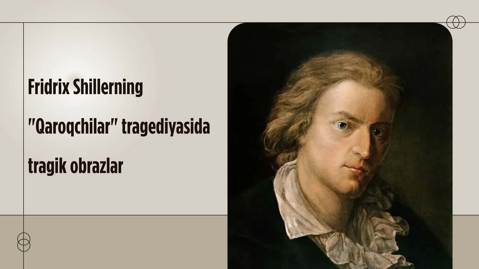 Fridrix Shillerning"Qaroqchilar"tragediyasidatragikobrazlar