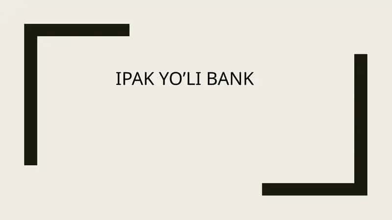 Ipak Yo'li Bank
