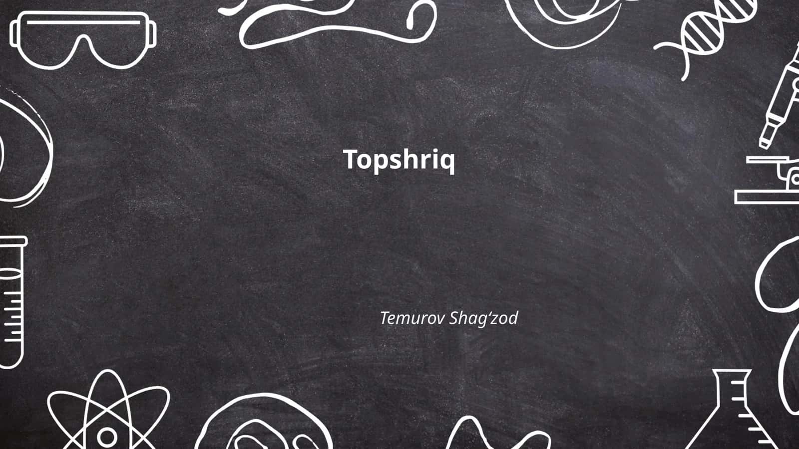 Topshriq