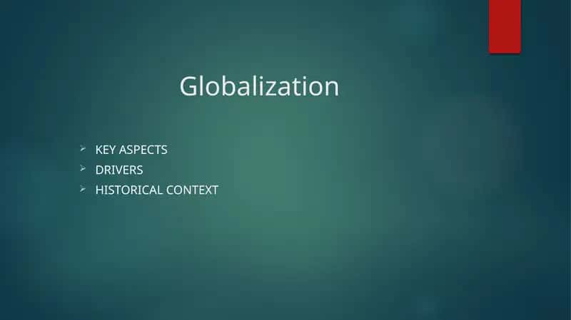 Globalization