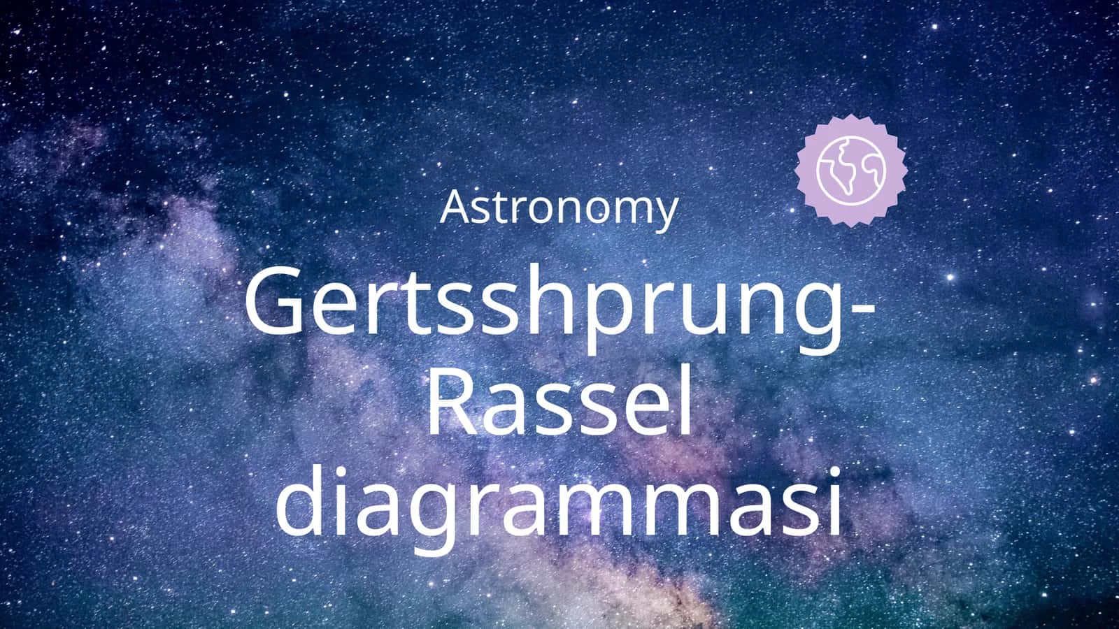 Gertsshprung-Rassel diagrammasi