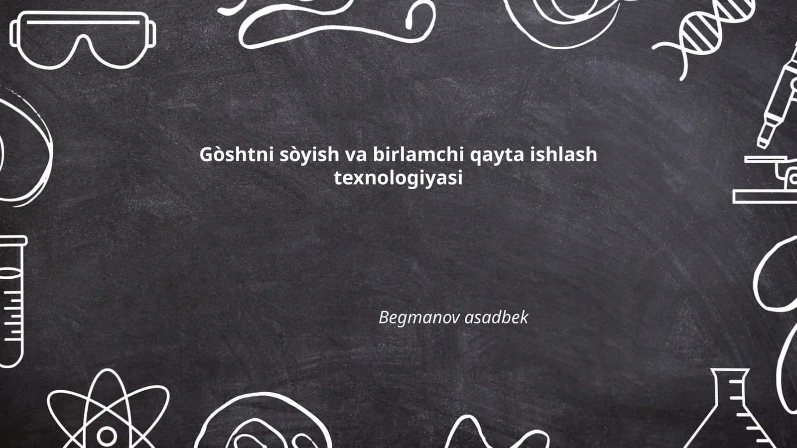 Sòyish usullari va xavfsizlik choralari