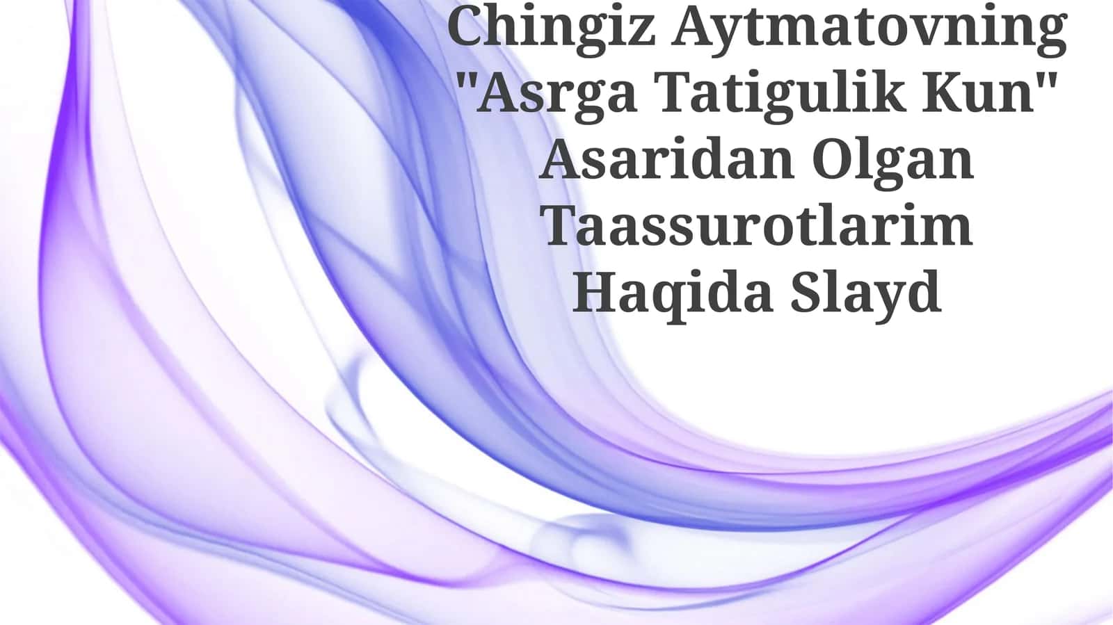 Asrga Tatigulik Kun