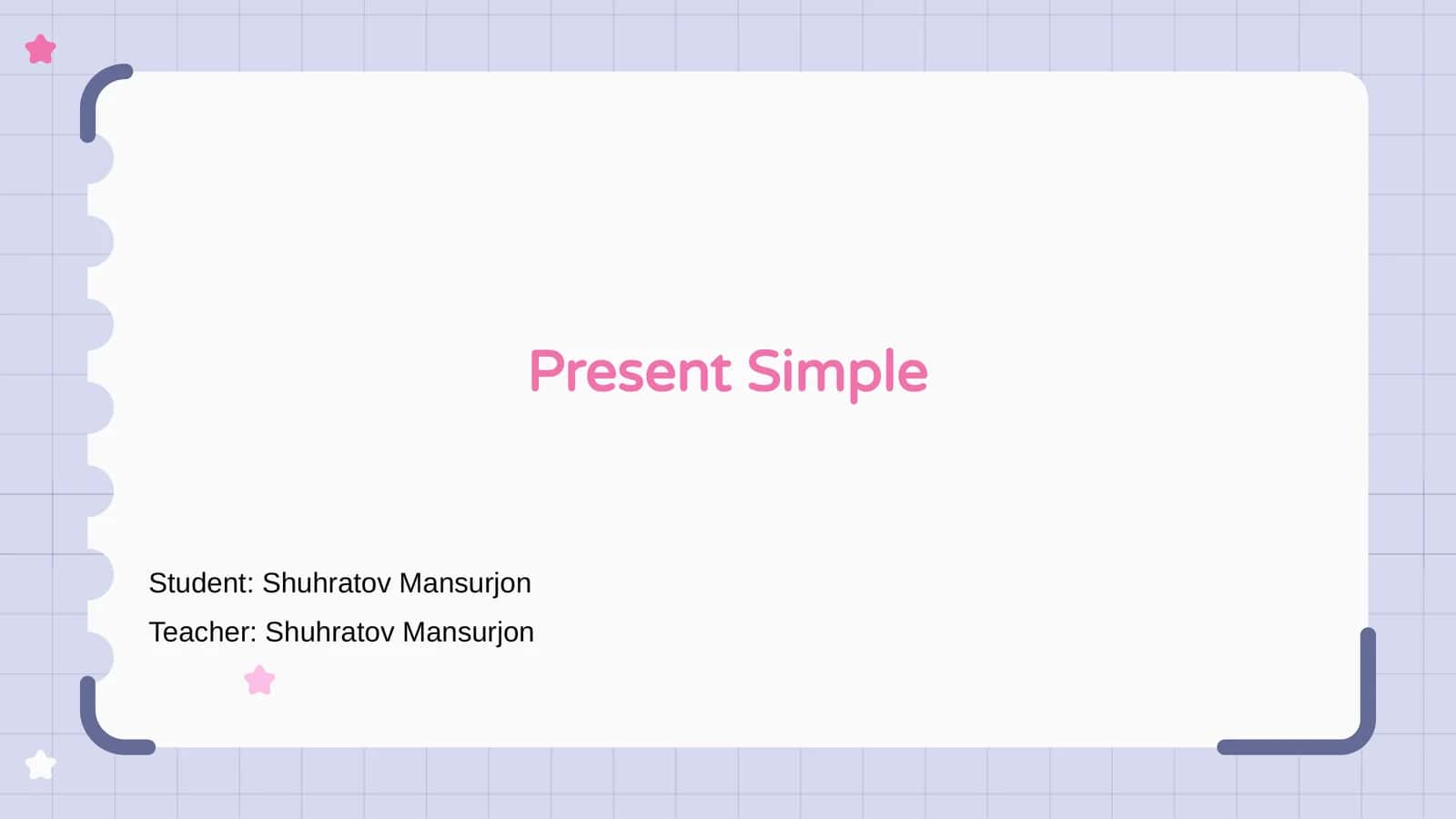 Present Simple