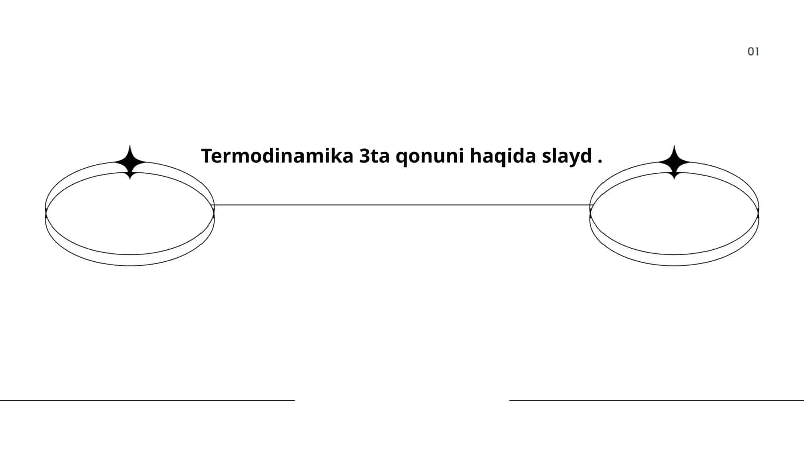 Termodinamika 3ta qonuni haqida slayd