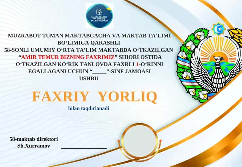 FAXRIY YORLIQ