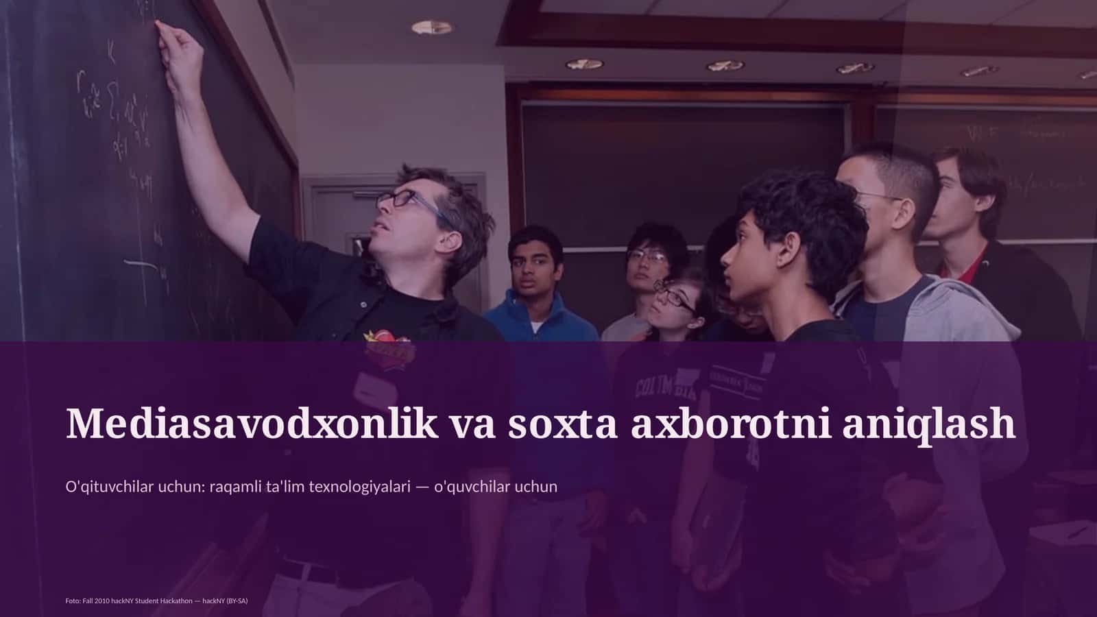Mediasavodxonlik va soxta axborotni aniqlash