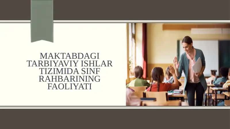 Sinfrahbarining faoliyati