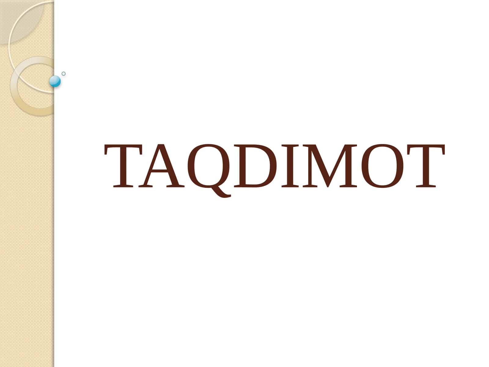 Qadimgi odamlarning turmushtarzi