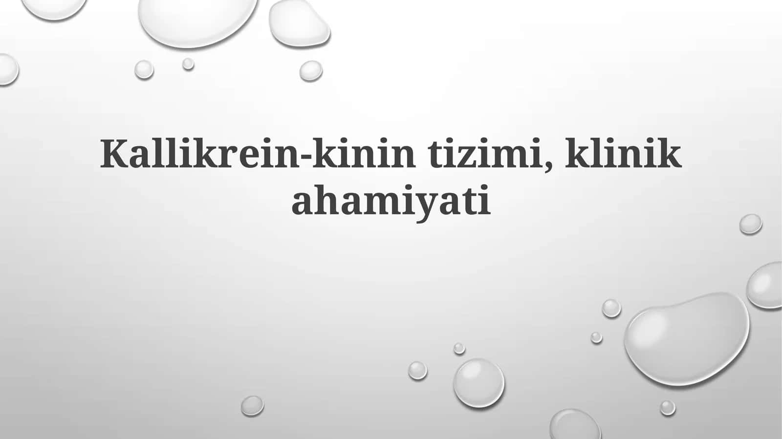 Kallikrein-kinintizimi