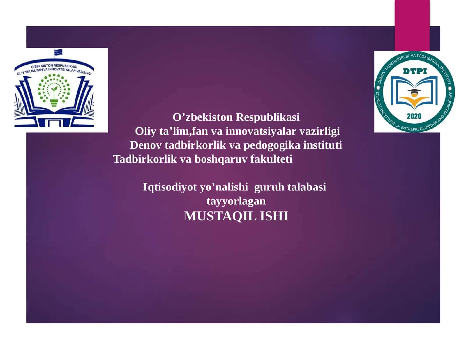 Qashqadaryo viloyatining makroiqtisodiy ko‘rsatkichlari va SWOT tahlili