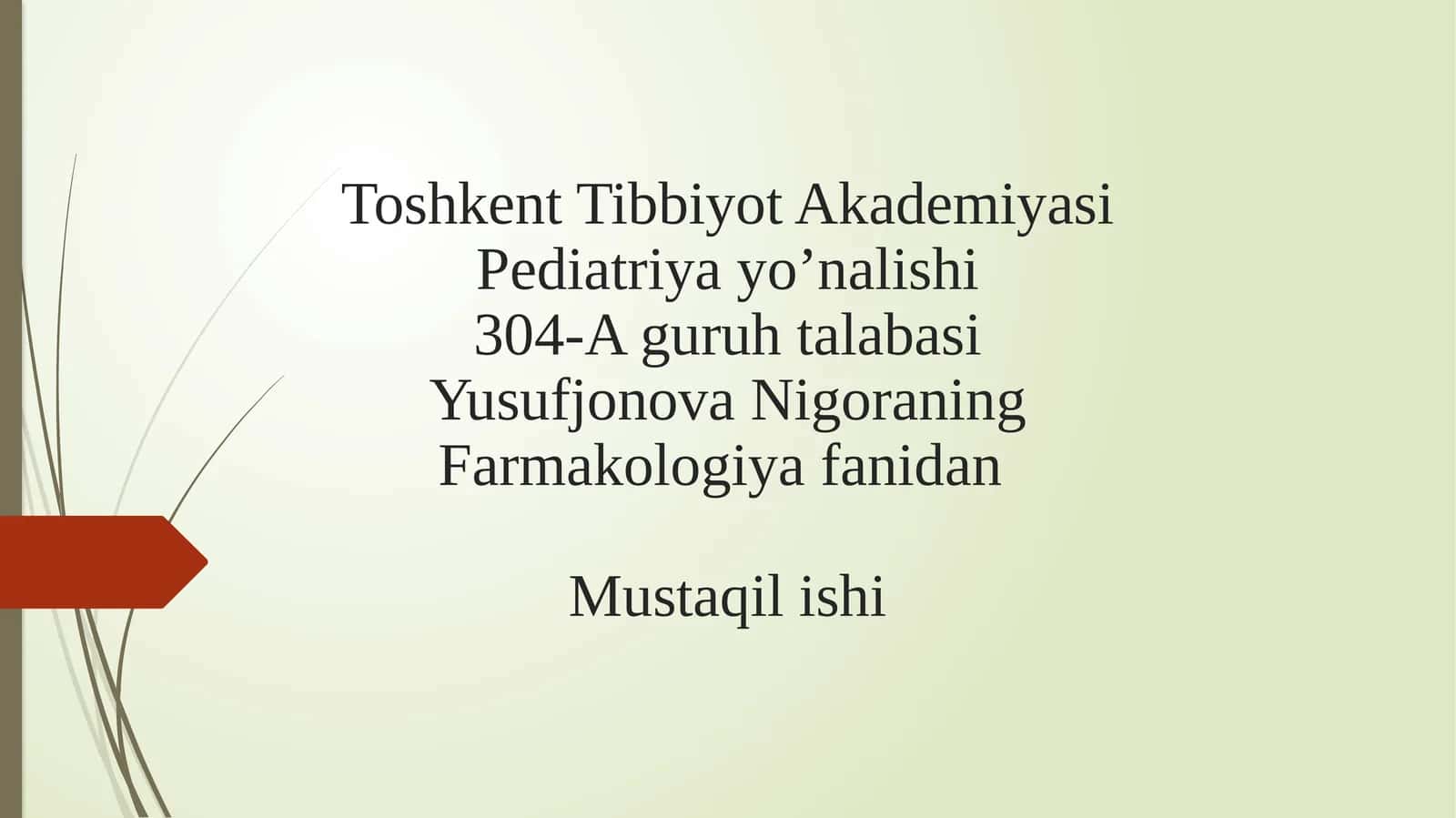 Suyuq dorilar va ulargaretseptsiyozish qoidalari