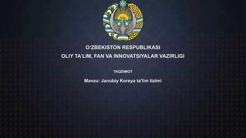Janubiy Koreya ta'lim tizimi