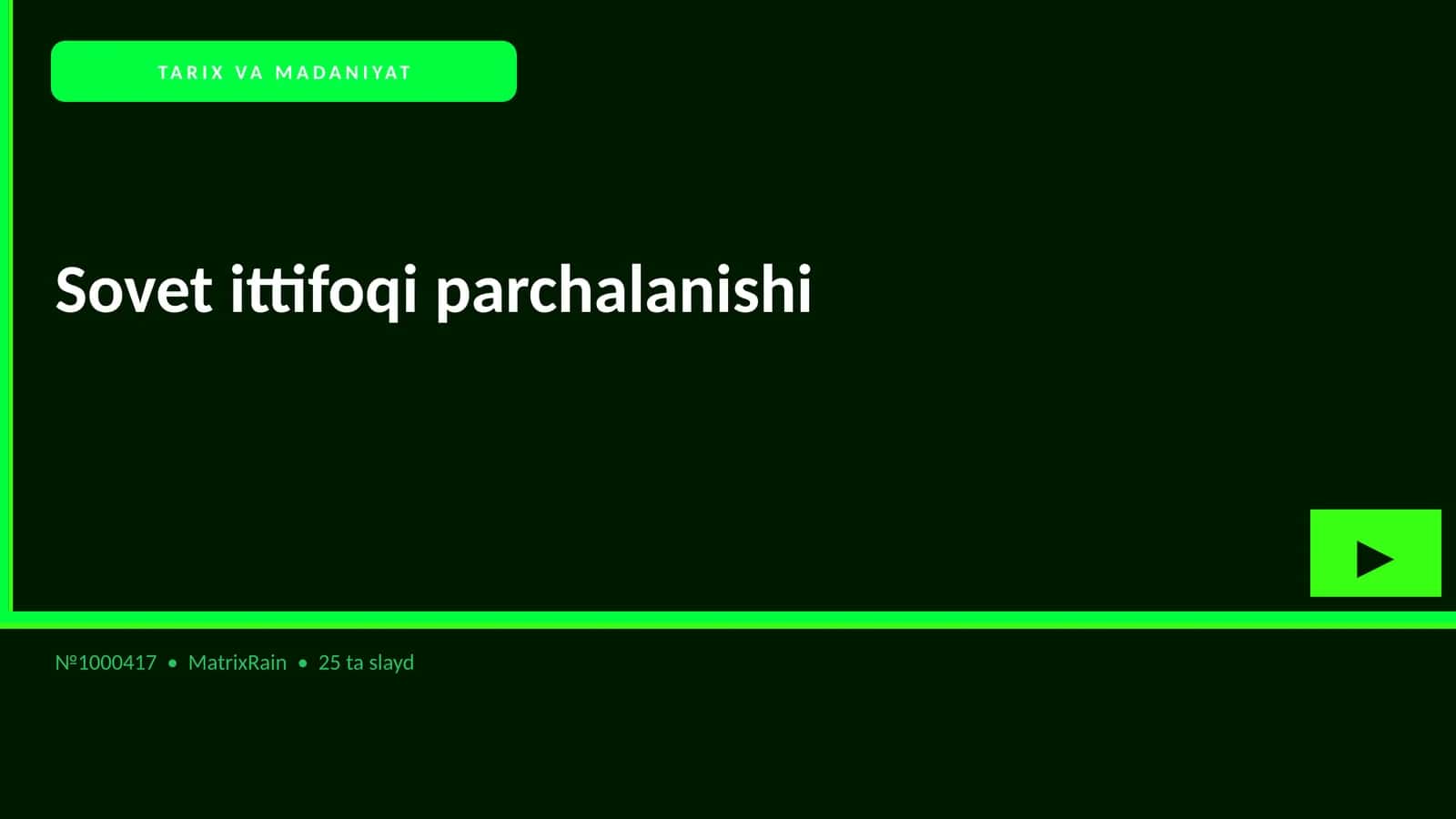 Sovet ittifoqi parchalanishi