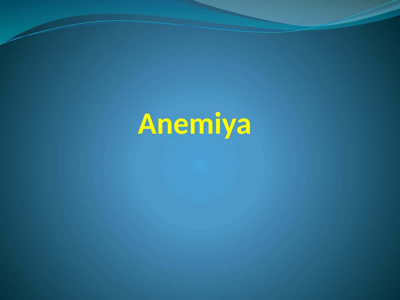 Anemiya