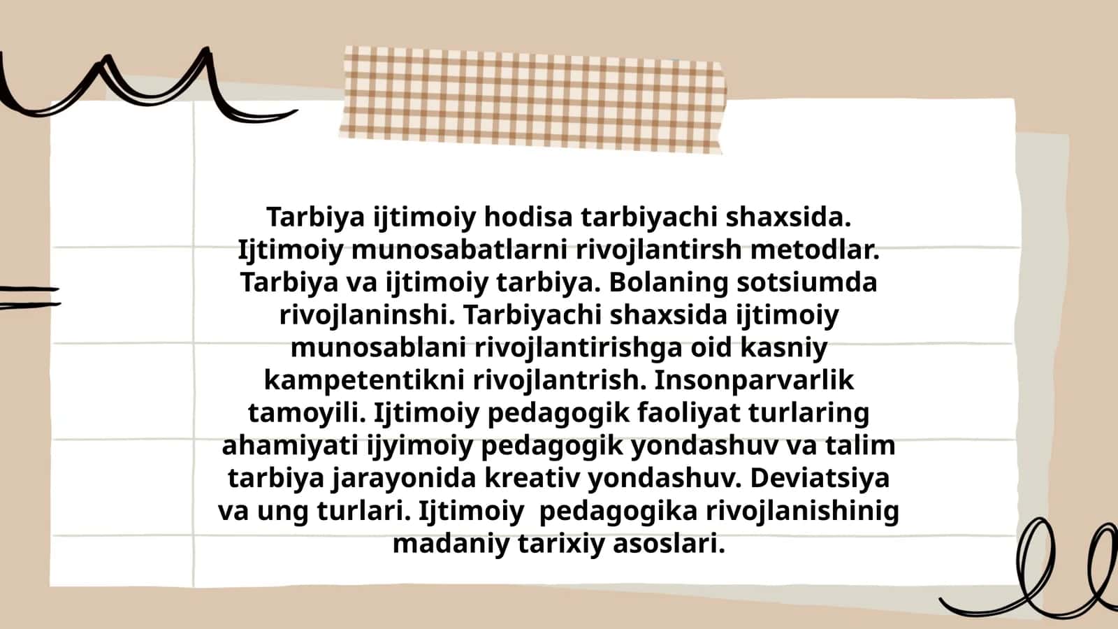 Tarbiya ijtimoiy hodisa