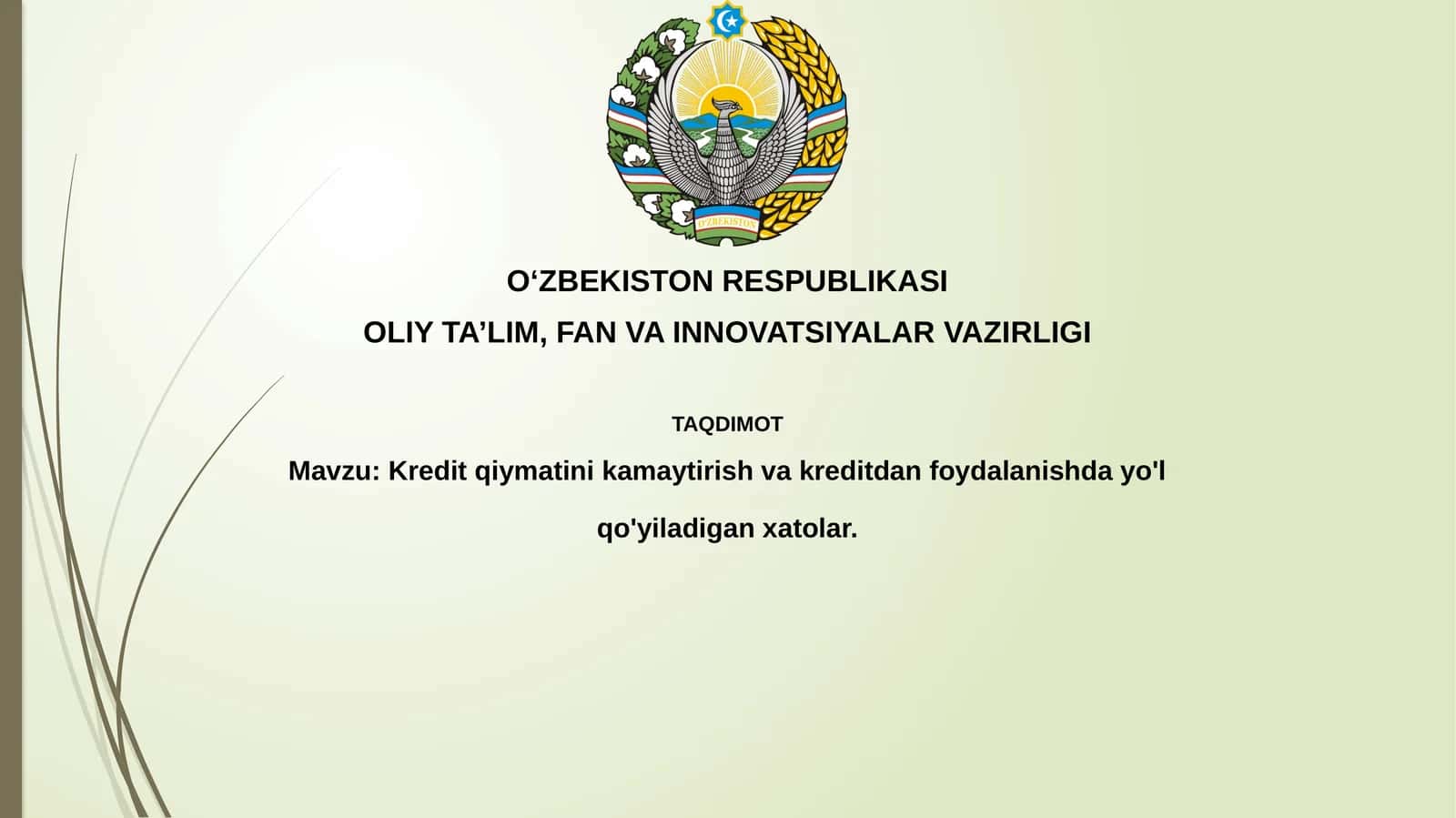 Kredit narxini kamaytirish usullari