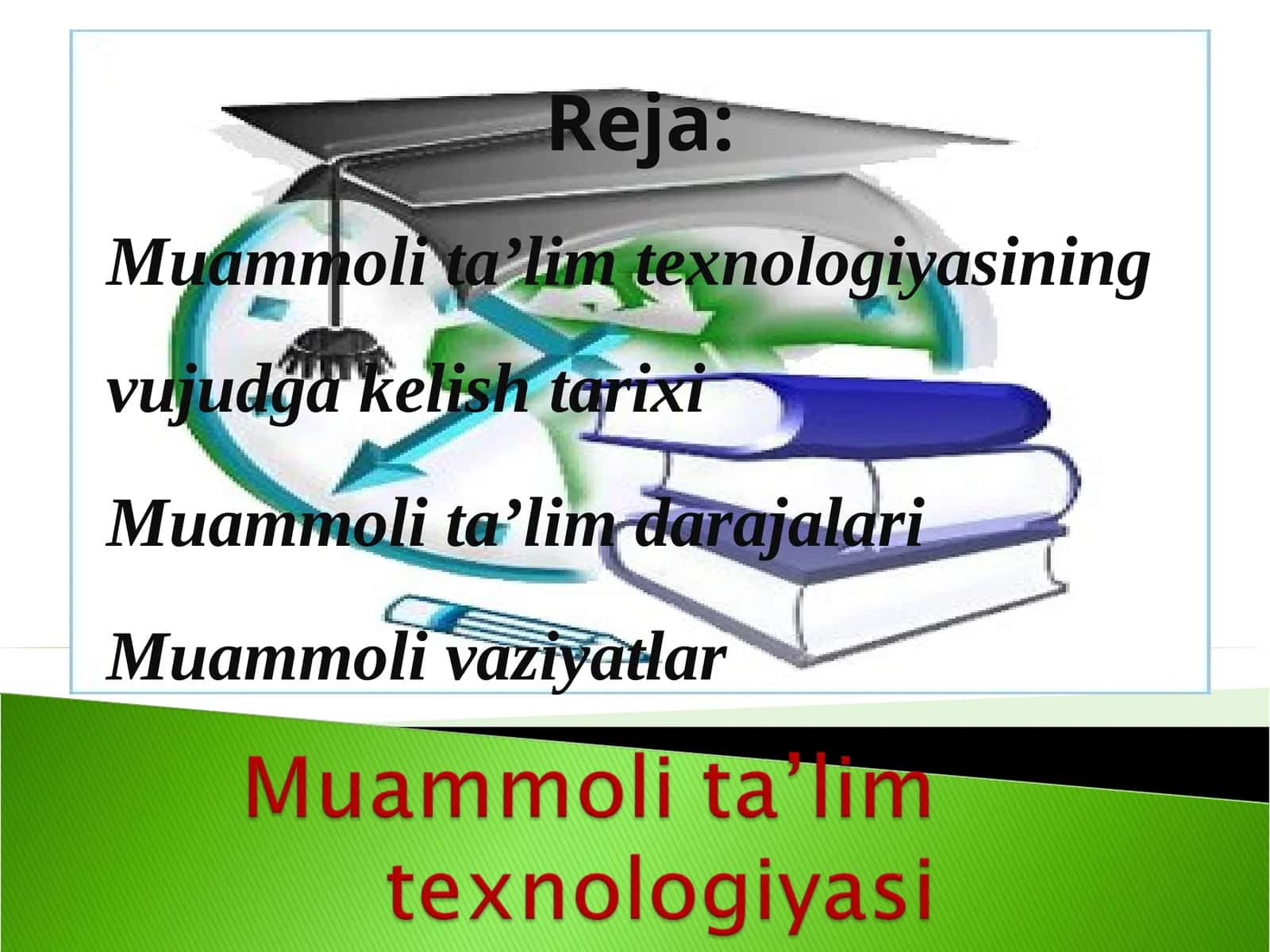 Muammoli ta’lim texnologiyasi