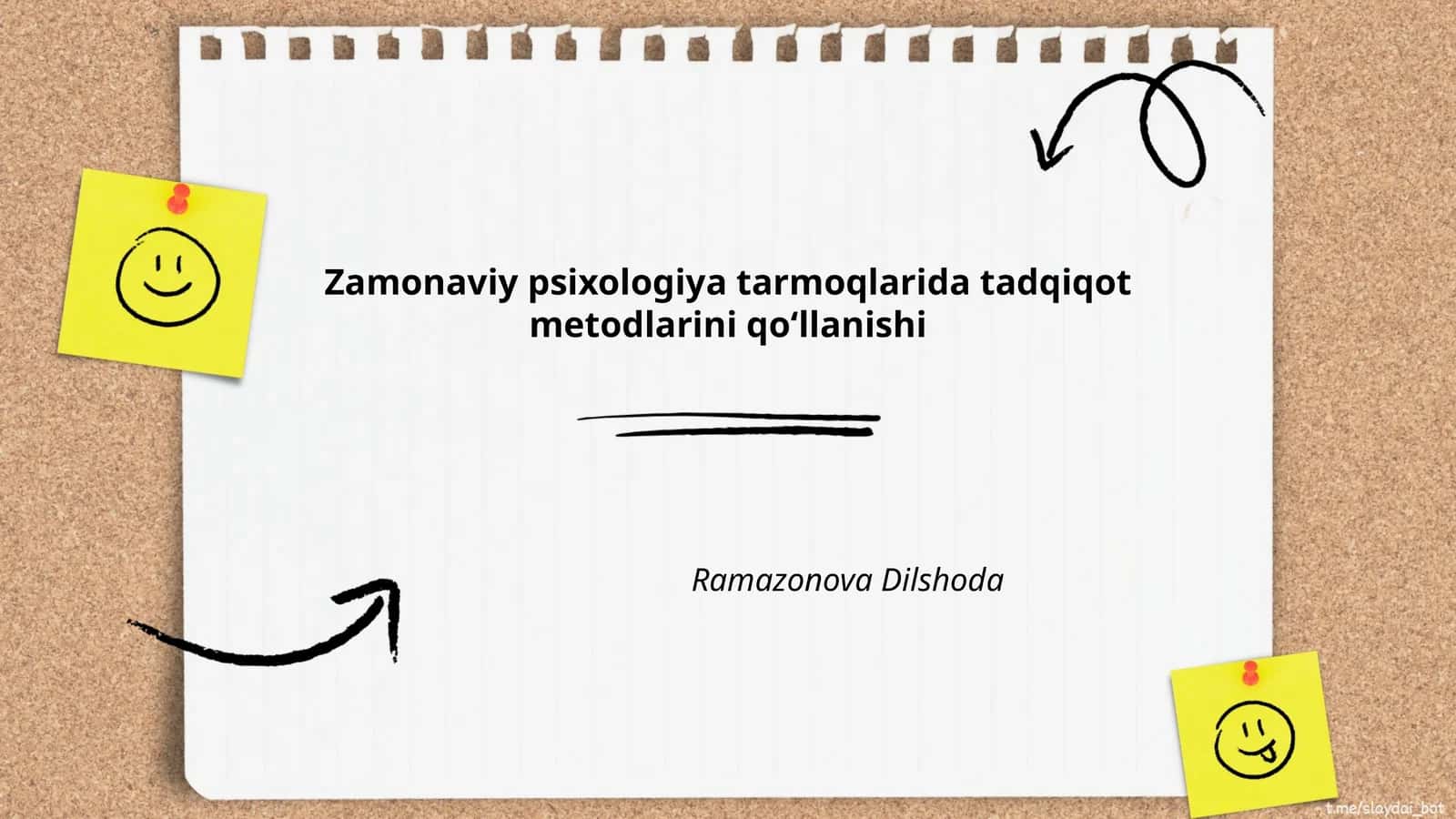 Zamonaviy psixologiya tarmoqlarida tadqiqot metodlarini qoʻllanishi