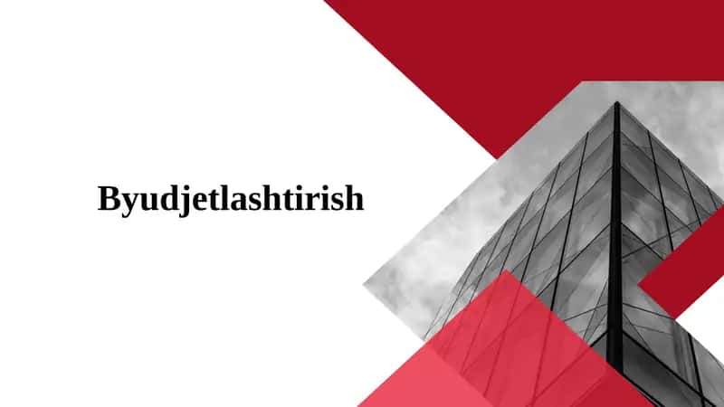 Byudjetlashtirish